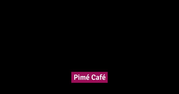 musta ruutu, jossa teksti Pime Cafe